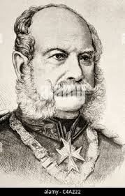 Guglielmo I, Guglielmo I re di Prussia e il primo imperatore tedesco Foto  stock