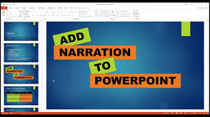 Media yang akan digunakan dalam pembelajaran narrative text kelas xii sma ambil disini. How To Add Narration To Your Powerpoint Presentation Youtube