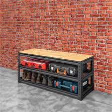find pinnacle 540 x 1200 x 400mm 3 tier urban series industrial workbench at bunnings warehouse visit industrial workbench workbench industrial office design