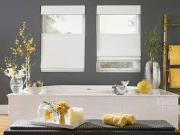 Roman Shades Roman Window Shade Budget Blinds Wood Shades Bathroom Window Treatments
