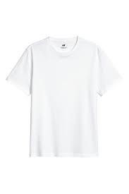 Cotton T Shirt Regular Fit White Men H M Us In 2020 White Tshirt Men Cotton Tshirt Clothes