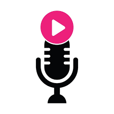 Diseño de plantilla de logotipo de podcast de reproducción de video Diseño  de logotipo de radio o canal de podcast | Vector Premium