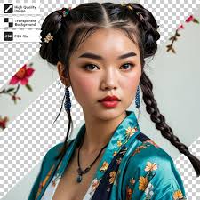 PSD Angela Hao, modelos PSD grátis de alta qualidade para download