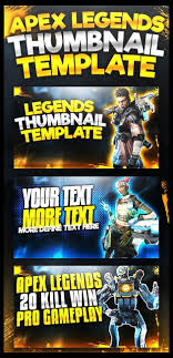 Use a premium font, if you can, for your youtube thumbnail text. Apex Legends Thumbnail Template Pack Best Font For Youtube Thumbnail Best Thumbnail Fonts Youtube Thumbnail Youtube Design Thumbnail Design