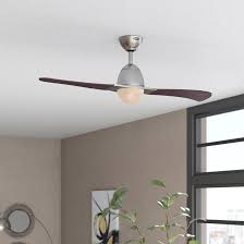 Their practical aspect is doubled by their stylish appearance, and there are many models on the market to choose from. Orren Ellis 48 Amezquita 2 Blade Propeller Ceiling Fan With Remote Control And Light Kit Included Reviews Wayfair