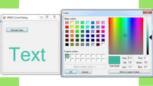 Vb Net How To Use Colordialog In Visual Basic Net With Source Code