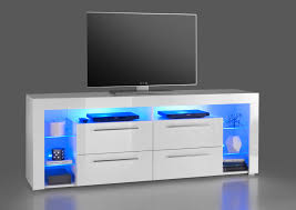 Schrank #armoire #cabinet #cubicle #cupboard #glas #holz #living_room #livingroom #locker #schrank #tv_schrank #tv_wand #wardrobe #wohnzimmer #wohnzimmerschrank. Tv Lowboard Goal3 Tv Rack Fernsehtisch Tv Schrank Tisch Weiss Glanz Beleuchtung Ebay