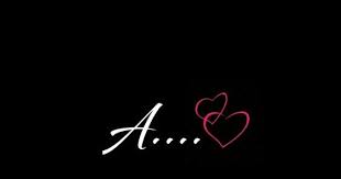 F name dp pics for whatsapp || f name stylish photos || beautiful dp. Stylish A To Z Alphabet Fb N Whatsapp Dp Black Background Wallpaper Dp