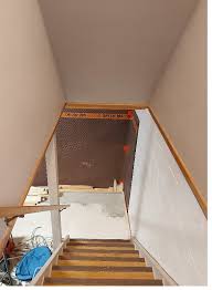 Check spelling or type a new query. How Can I Finish The Concrete Block Wall Along My Basement Steps With Drywall Home Improvement Stack Exchange