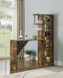 Vasagle storage sideboard, buffet table, kitchen cabinet, freestanding console table with cupboard, shelves, louvered doors, for dining room living room entry bedroom, rustic brown and black ulsc79bx 4.7 out of 5 stars 715 Rustic Bar Table With Built In Wine Rack And Storage