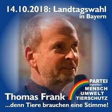 Author thomas frank joins the show to discuss his latest book 'the people, no: Direktkandidat Thomas Frank Stimmkreis 107 Munchen Ramersdorf Oberbayern Partei Mensch Umwelt Tierschutz