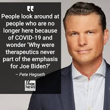 FREE SPEECH SUPPRESSED': Pete Hegseth questions why other treatment options  weren't explored during the development of the coronavirus vaccine