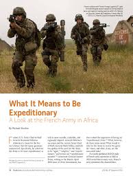 Ahhh, i no its bad i threw it. What It Means To Be Expeditionary A Look At The French Army In Africa Jfq 82 76 85 Shurkin Tanks United States Army