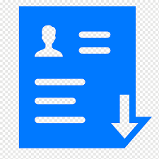 It can either include your we've got icons for every major social platform out there. Computer Icons Curriculum Vitae Resume Icon Cv Template Blue Angle Png Pngwing