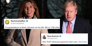 As expected, boris johnson has announced what is effectively a second national lockdown in england, which will come. Boris Johnson Baby Pm And Carrie Symonds Baby Announcement Breaks The Internet Indy100 Indy100