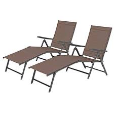Ergonomic chairs are seats with adjustable parts and lumbar supports. 2pc 5 Stages Adjustable Folding Deck Chairs Brown Captiva Designs Target