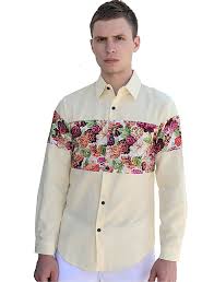 Shop mens short sleeve button down and long sleeve button down from brands like dravus, empyre, rvca, and zine. Men Floral Pattern Contrast Color Button Up Long Sleeves Shirt Yellow Cg11zy9k35l Long Sleeve Shirts Flannel Outfits Men Color Block Shirts