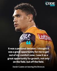 Xavier Coates quit the Broncos when the club was at rock bottom but the  Storm winger insists he didn't abandon a sinking ship 👀 FULL STORY 👉  bit.ly/4pNXvkr