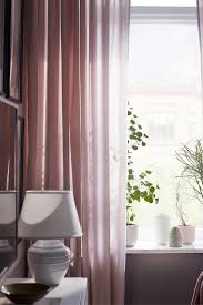 Hannalill 2 Gardinenschals Dunkelrosa 145x250 Cm Ikea Deutschland Blickdichte Gardinen Gardinen Ikea Haus Deko