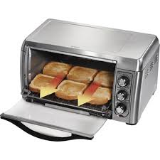 Hamilton Beach Easy Reach Convection Toaster Oven 6 Slice Stainless Steel Best Buy Canada