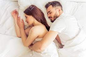 Maybe you would like to learn more about one of these? Top View Of Beautiful Young Woman And Her Man Hugging While Sleeping In Bed At Home Stock Photo Picture And Royalty Free Image Image 57830605