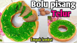 1/2 sdt vanila bubuk, diayak; Resep Bolu Pisang Panggang Lembut 3 Telur Takaran Sendok Youtube