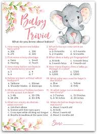 Sea lo que sea que necesites, mira los 50 fantásticos ejemplos debajo que cuentan con consejos de diseño que te inspirarán para tu siguiente proyecto de diseño de volante. Amazon Com Elefante Rosa Juego De Baby Shower Juego Baby Trivia Pack De 25 Divertido Juego De Datos Para Bebe Juego De Baby Shower Para Nina Rosa Floral Baby Elephant
