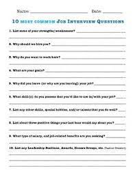 10 Most Common Job Interview Questions Common Job Interview Questions Job Interview Questions Job Interview Tips