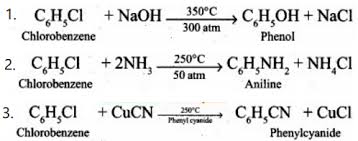 Assertion- Chlorobenzene Is Less Reactive Towards Nucleophilic Substitution  Reactions . Reason- Chlorine Is A Deactivating Group.