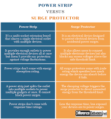 Difference Between Power Strip And Surge Protector