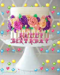 Happy Birthday Animated Images Gif Giortazo Happy Birthday Wishes Cake Birthday Cake Gift Happy Birthday Cake Images