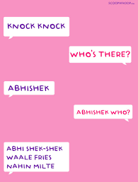 Kids, grandparents, and everyone in between gets a kick out of a funny knock knock joke. Knock Knock Jokes Hindi Best Desi Knock Knock Jokes