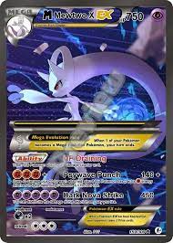 M Mewtwo X Ex Pokemon Card Etsy In 2021 Fake Pokemon Cards Pokemon Cards Pokemon