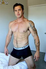 Richard Sutherland: BIG Muscle Jock JERKS His COCK by Gayhoopla