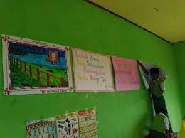 Gambar hiasan dinding kelas kata. Kreasi Siswa Hiasi Dinding Kelas
