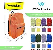 Amazon.com | 48 Pack Backpack, Bulk 17 inch Outdoor Travel ...
