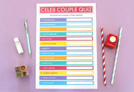 A lot of individuals admittedly had a hard t. Celeb Couple Quiz 24 Free Bachelorette Party Printables Every Bride Will Love Popsugar Smart Living Photo 13