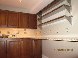 Kitchenette With 25 By 76 Wall Hung Granite Countertop Seven Heavy Steel 27 In Wall Free Hanging Shelf Hanging Shelf Brackets Granite Bracket Used Cabinets