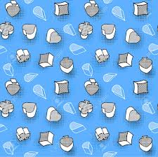 Maybe you would like to learn more about one of these? Blue Color Seamless Wallpaper With Card Symbols Can Be Used As Wallpaper In Children S Room Vector Illustration Royalty Free Cliparts Vectors And Stock Illustration Image 97422654
