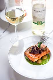 Pan Seared Trout W Mushrooms New Potatoes Truffled Spring Pea Sauce Trout Recipes Fine Dining Recipes Food