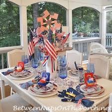 These patriotic summer table setting ideas are perfect for all of the red, white and blue holidays of the warmer months of the year. 75 Diy 4th Of July Table Decorations Prudent Penny Pincher