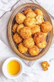 Use a long handled spoon to gently slide the hush puppies into the hot oil. Grain Free Fried Hush Puppies Gluten Nut Dairy Free Brittanyangell Com