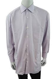Details About Canali Size 42 16 5 Purple Dress Shirt Canali Size 42 16 5 Purple Dress Shirt