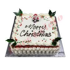 See more ideas about fondant, polymer clay christmas, christmas cake decorations. Christmas Cake Traditional Cream Decorated Square Red Ribbon Pure Gelato Sydney Pure Gelato Sydney Gelato Gelato Cakes Gelato Fundraising
