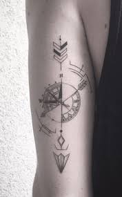 Compass Arrow Back Of Arm Forearm Tattoo Ideas At Tattooideasforearm Tattoos Sleeve Tattoos Tattoos For Guys