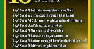 Surah al waqiah merupakan surat yang ke 56 dalam ayat al qur'an, surah ini yang terdiri dari 96 ayat ialah surat yang menerangkan mengenai hari kiamat. Kelebihan Membaca Surah Al Waqiah