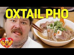 Authentic oxtail pho, recipe, bring water and oxtail to a boil in a pot. Bone Broth Brigade Oxtail Pho Matty Matheson Just A Dash Ep 1 Youtube Oxtail Pho Bone Broth Recipe