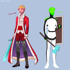Want to discover art related to technoblade_fanart? A Lil Fanart Of Technothepig The Pig King And D Tumbex