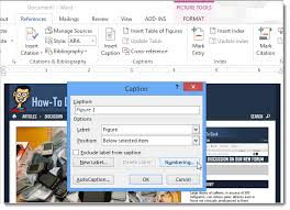 How To Add A Caption To An Image In Word 2013