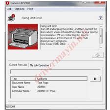 I downloaded a new printer driver from canon but cannot instal it. Driver May In Canon 2900 Win 32bit 64bit Táº£i Driver Canon Lbp L11121e